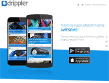 Tablet Screenshot of drippler.com